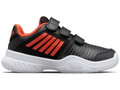 KSwiss Tennisschuhe Court Express KLETT Allcourt schwarz/orange Kleinkinder